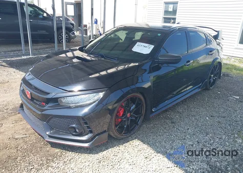 2019 Honda Civic Type-R Touring из США, поврежденный, VIN SHHFK8G71KU203990